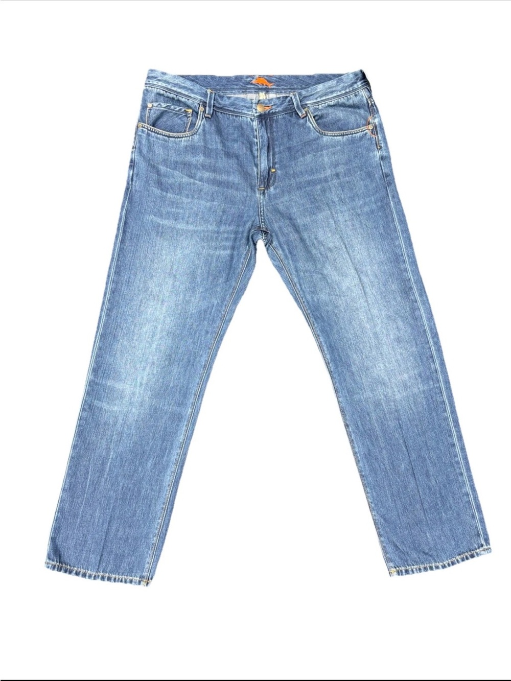 Tommy Bahama Medium Wash Blue Denim Straight Jeans Men Standard Fit 38/30